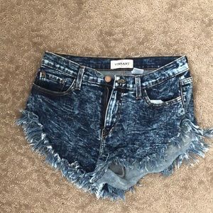 Vibrant Jean Shorts